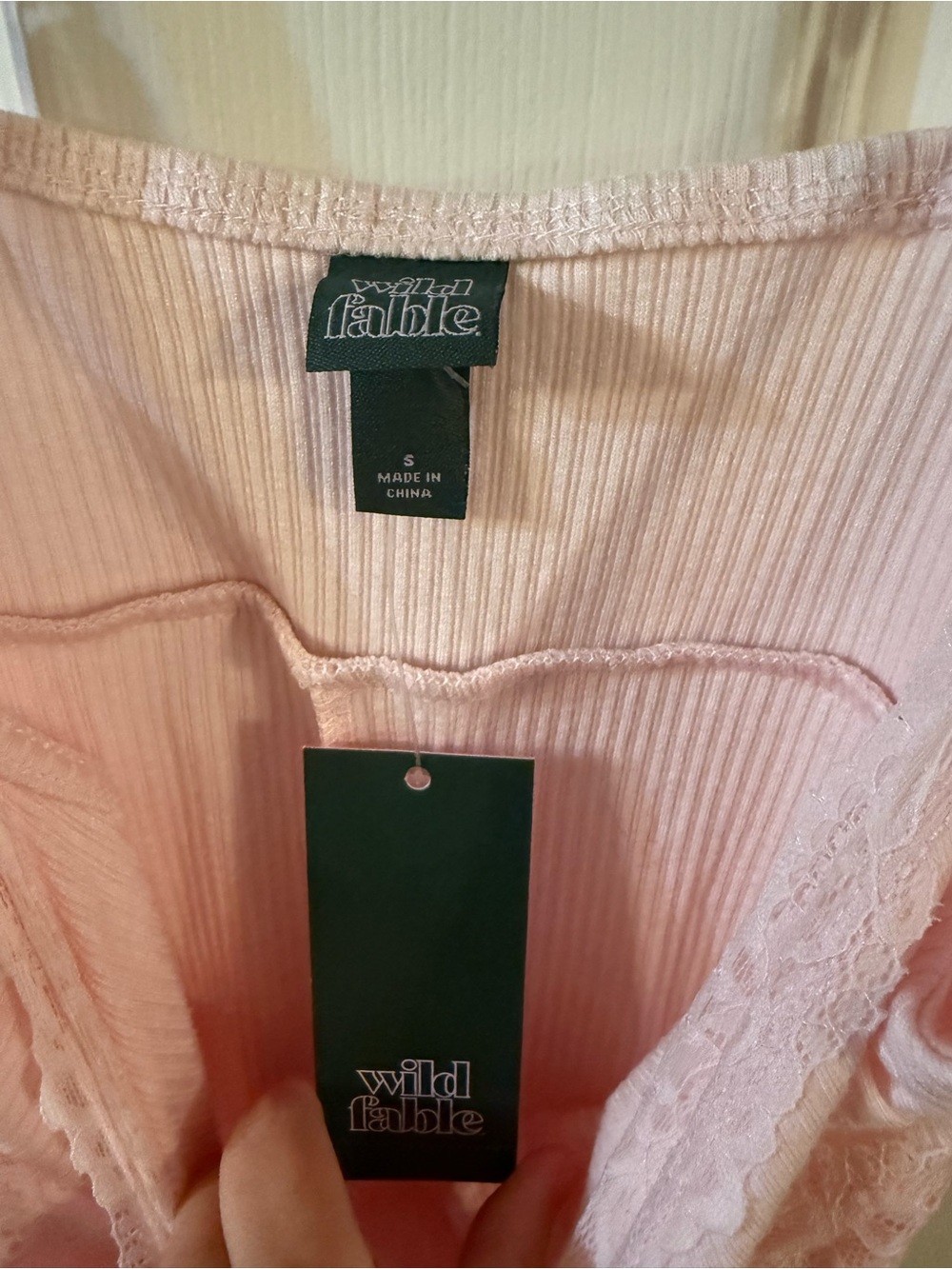 Wild Fable Pink Ribbed 2-Piece Dress & Shrug Set Size Small - Picture 4 of 5